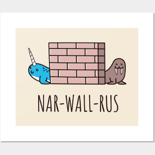 Narwhal and Walrus Posters and Art